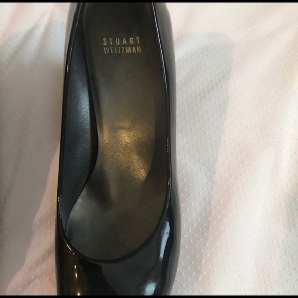 Stuart Weitzman Black Patent Leather  Corkscrew - Picture 5 of 8
